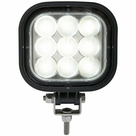 OPTRONICS 9-Led Square Heavy Duty Work Light With Flood Beam; 2160 Lumens TLL46CFB